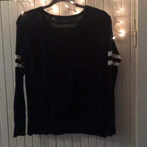 Navy blue long sleeve American eagle